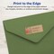 Avery Kraft Brown Rectangle Labels with Sure Feed, 1" x 2-5/8"